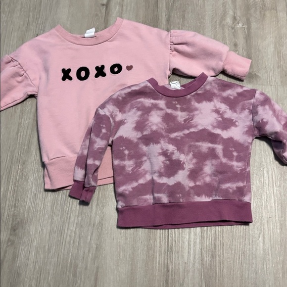 Pink and Purple Toddler Sweatshirts - Picture 1 of 1
